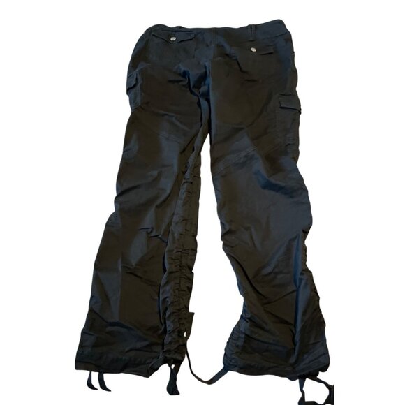 I.AM.GIA Black Cargo Pants XL Drawstring Low rise - Picture 8 of 8